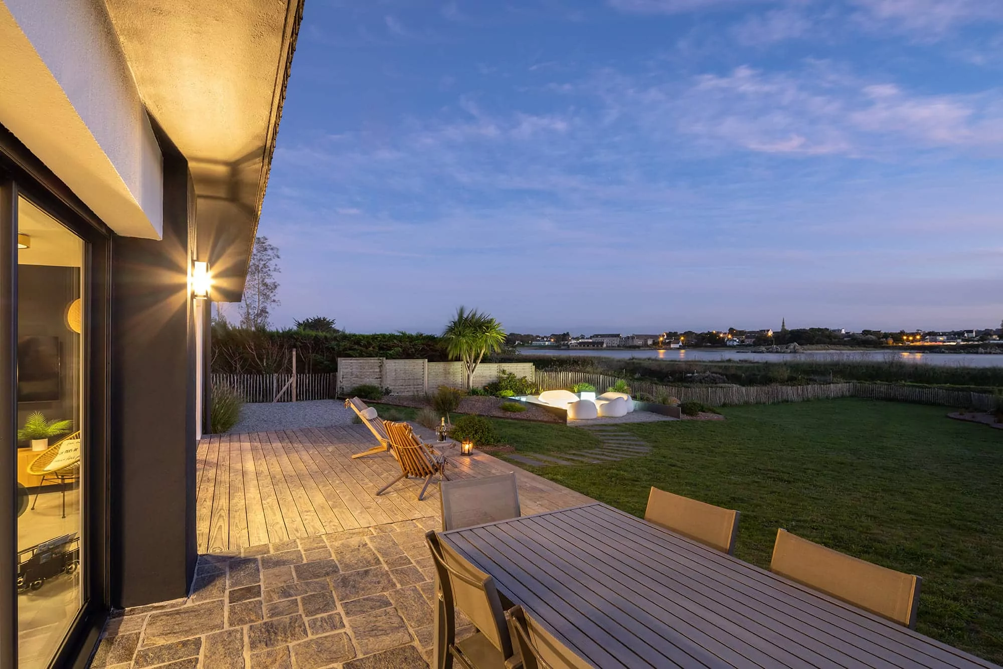 Location de maison de vacances à Kerlouan Piscine intérieure Kerlouan La Villa sur la Baie